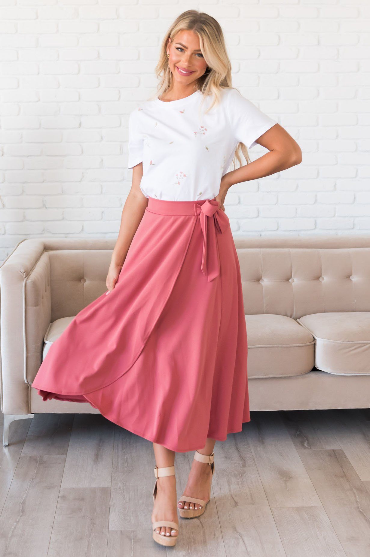 Stand By Our Love Modest Circle Skirt