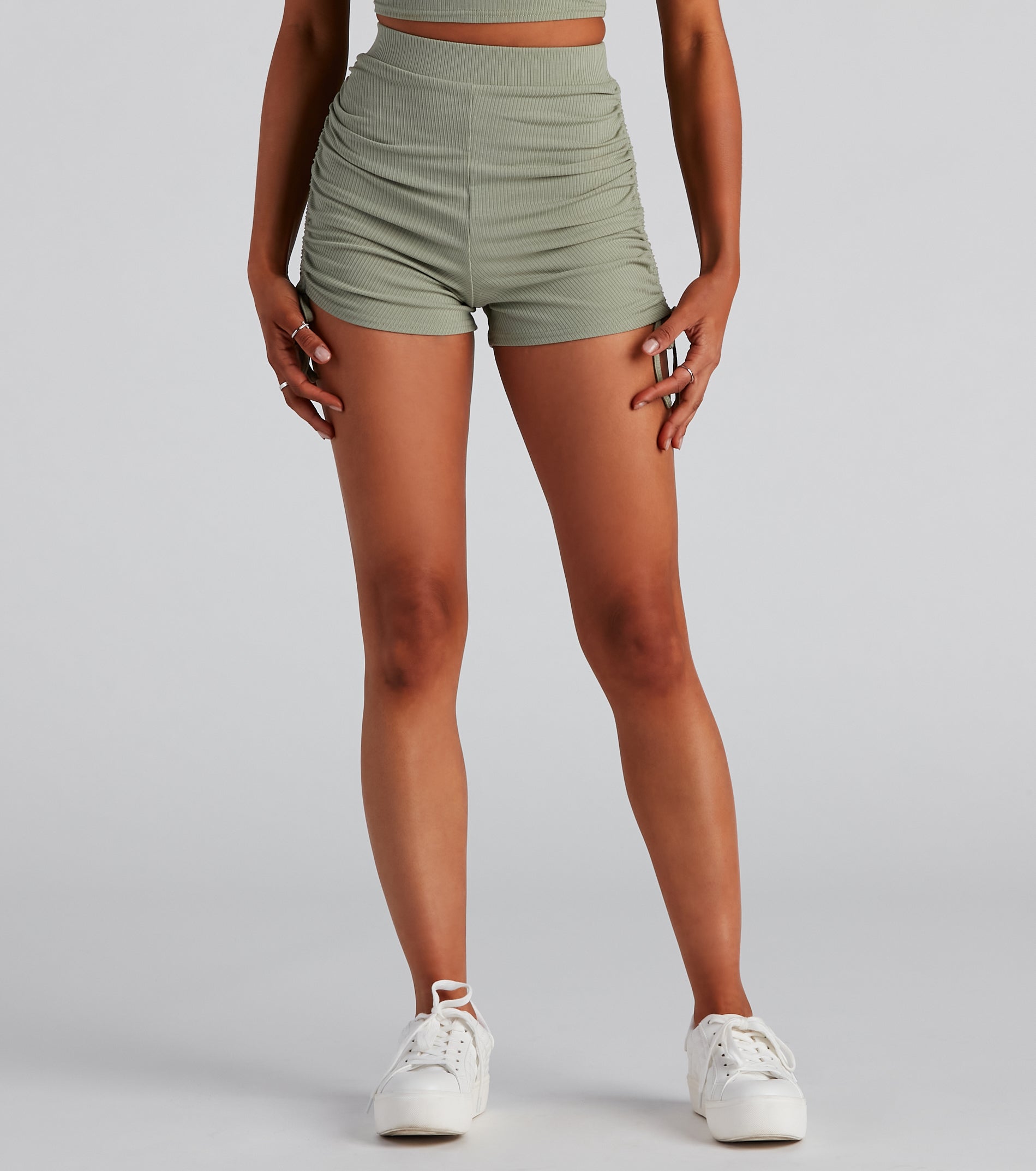 Cruising Together Rib Knit Shorts