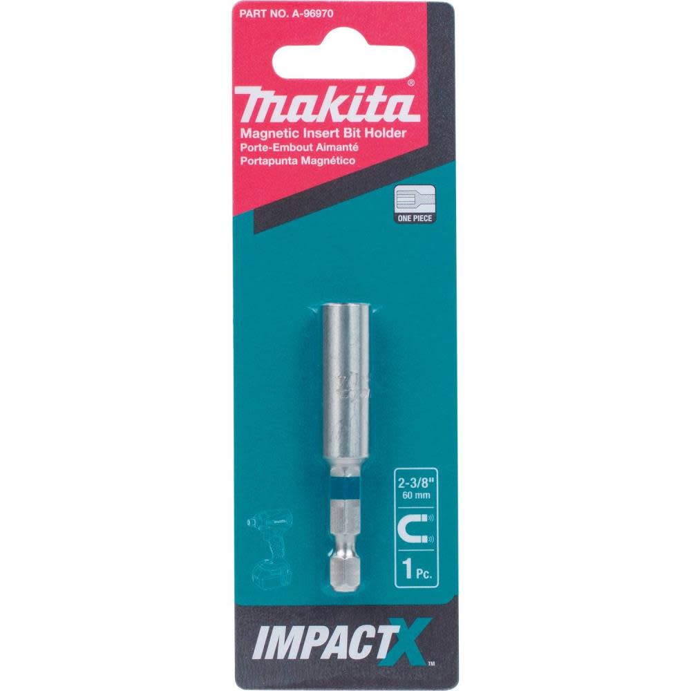 Impact X  2-3/8″ One Piece Magnetic Insert Bit Holder ;