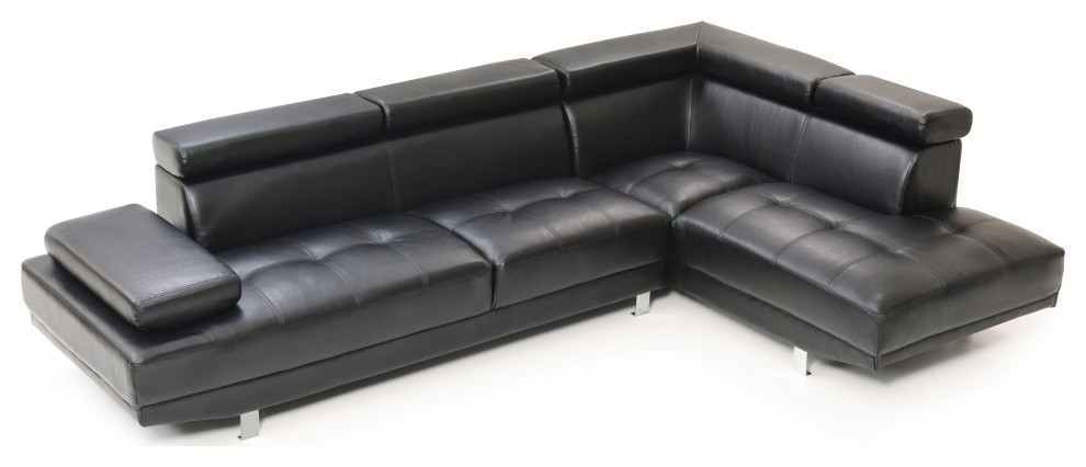 Milan Sectional   Contemporary   Sectional Sofas   by Glory Furniture  Houzz