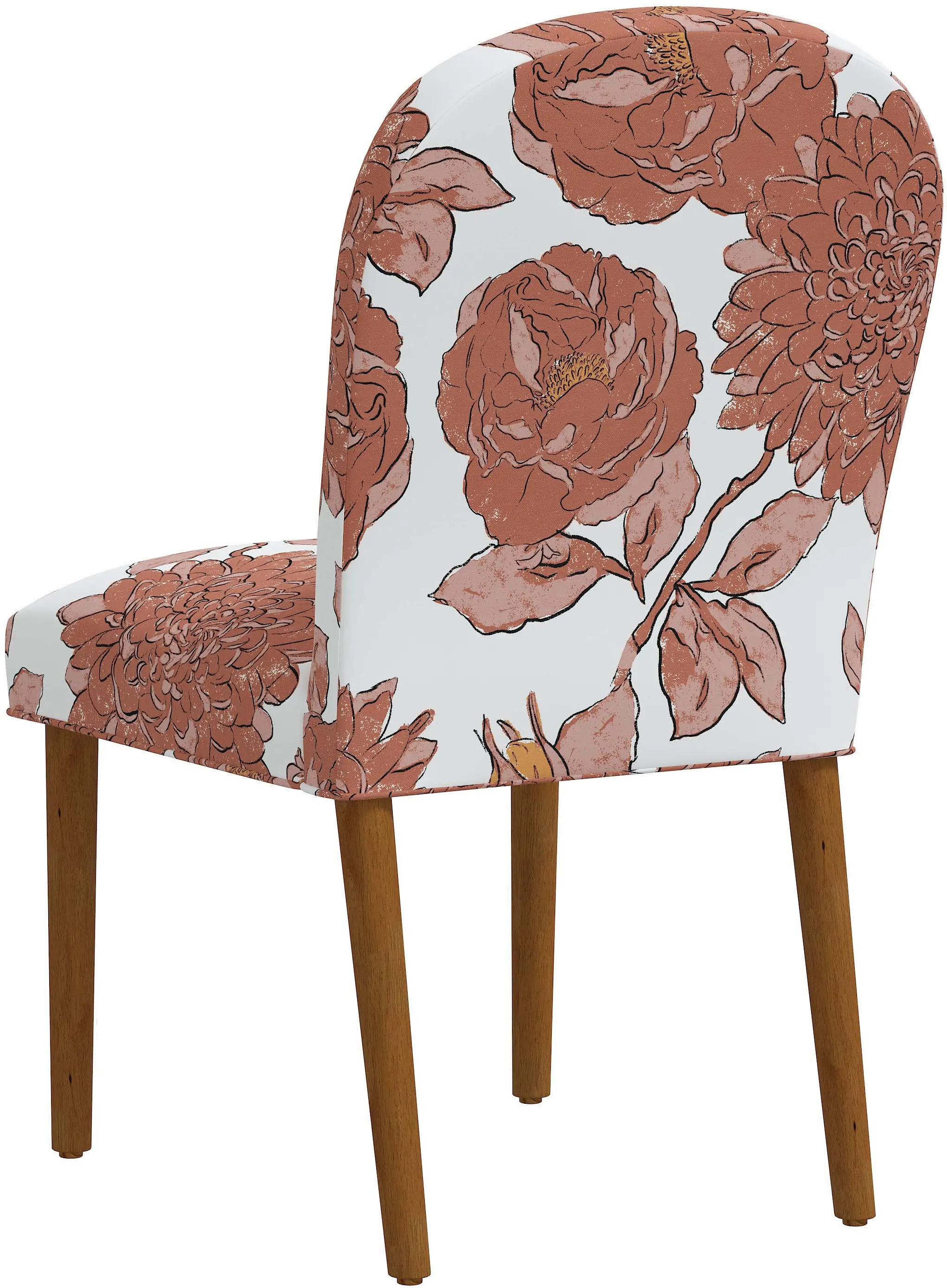 Dillan Pink Floral Dining Chair - Skyline Furniture