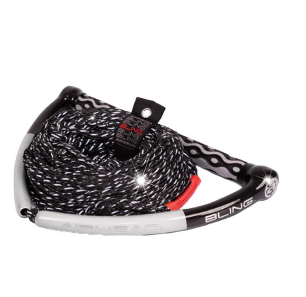 Airhead AHWR-11BL Bling Stealth Wake Board Rope - 75ft.