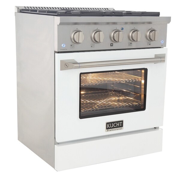 30 in. 4.2 cu. ft. Dual Fuel Range for Propane Gas with Sealed Burners and Convection Oven with Optional Color Door