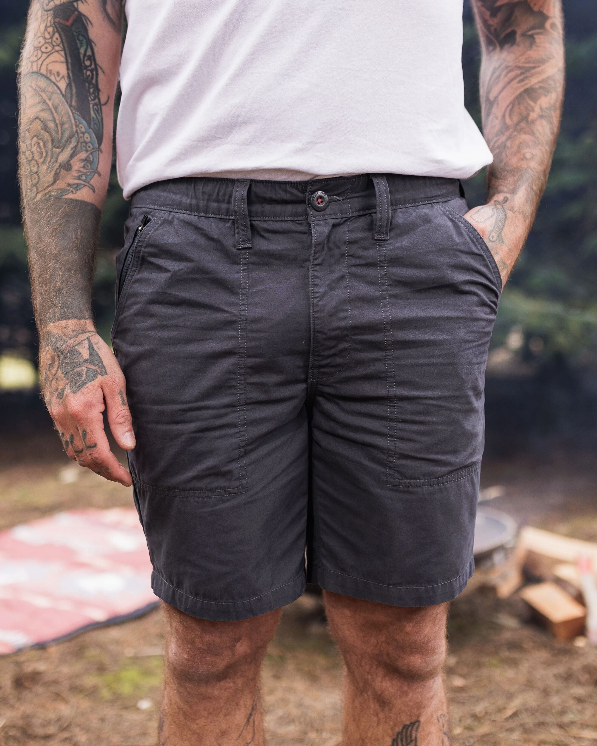 Chance Organic Cotton Short - Charcoal