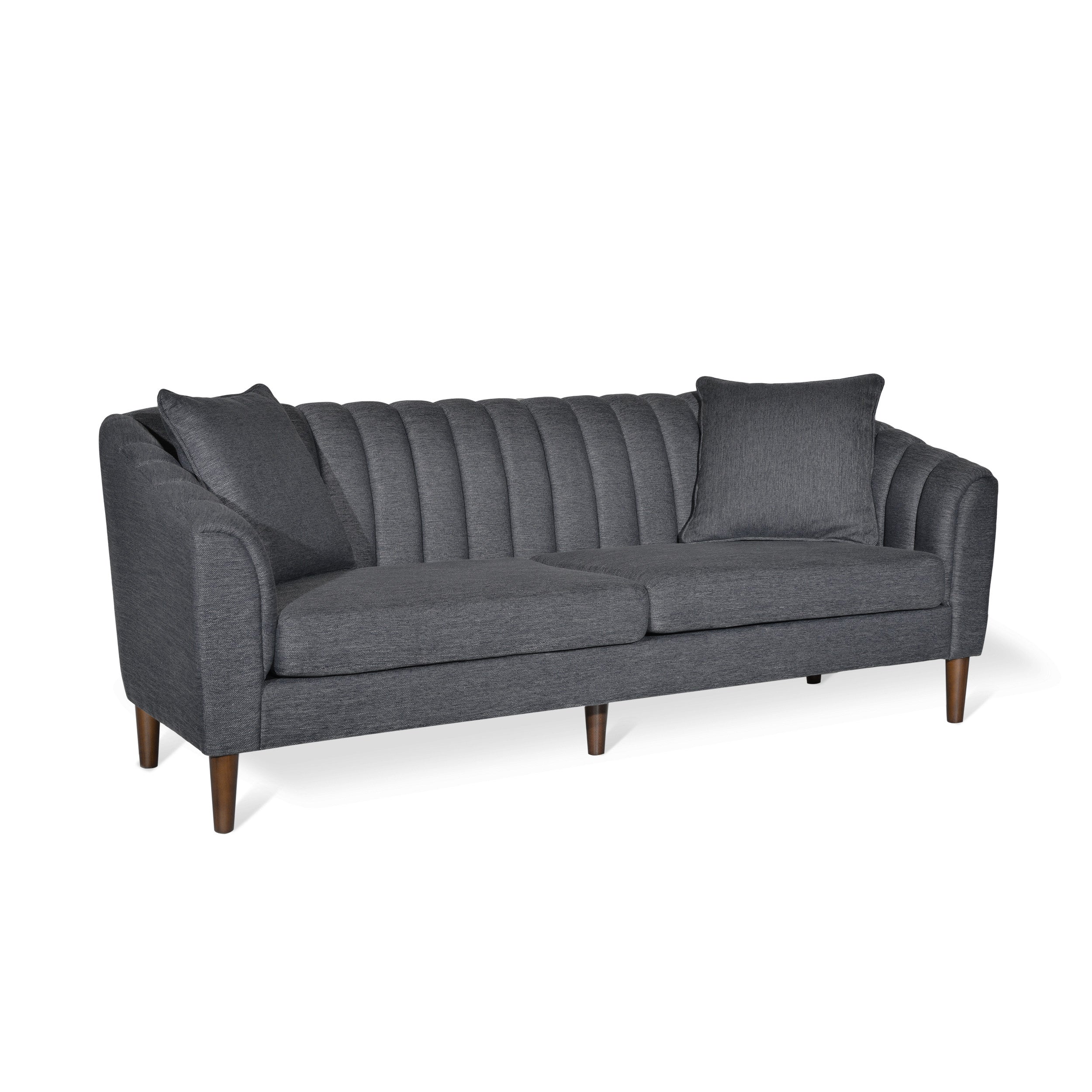 Jeannie Contemporary Fabric 3 Seater Sofa