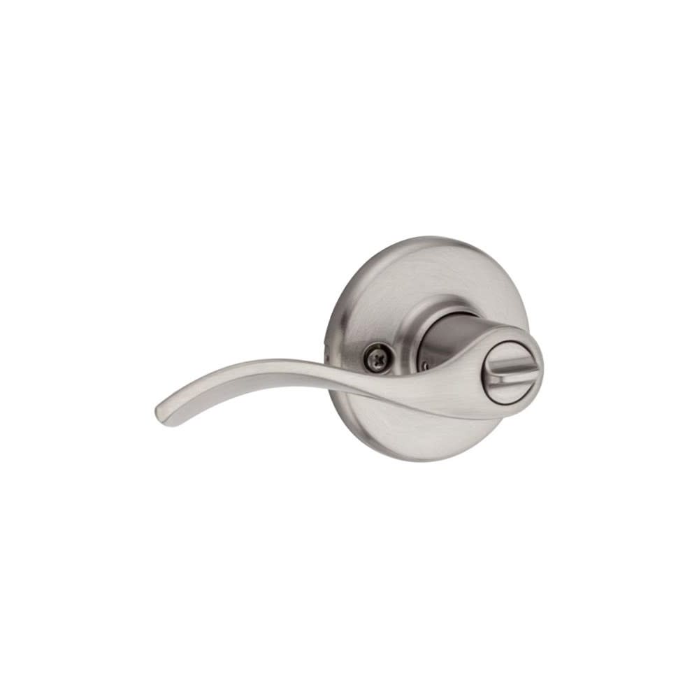 Satin Nickel Bed/Bath Balboa Privacy Door Lever