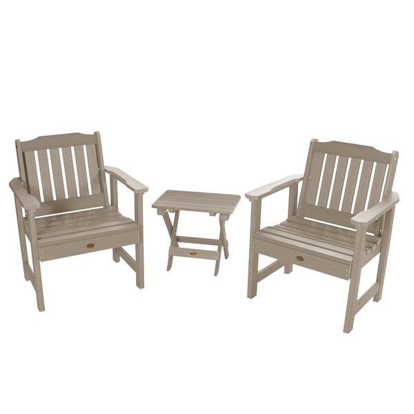 Garden Chairs and Folding Side Table (3piece Set)