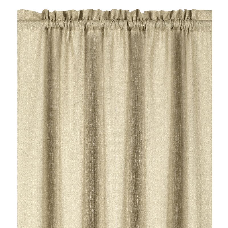 Kate Aurora Living Textured Crepe Sheer Single Window Curtain Treatments And Valances