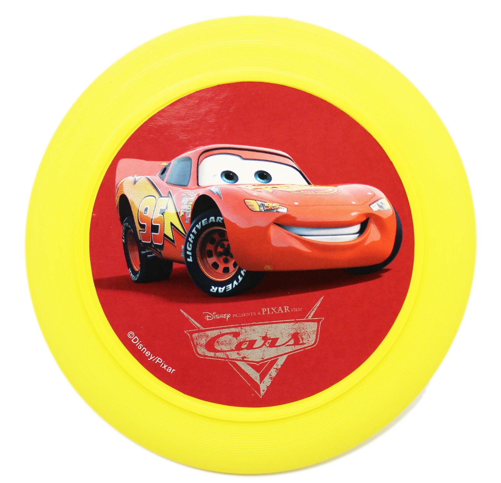 Disney Pixar's Cars Miniature Flying Disc: Lightning McQueen (Yellow)