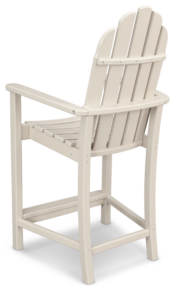 Polywood Classic Adirondack Counter Chair   Transitional   Outdoor Bar Stools And Counter Stools   by POLYWOOD  Houzz