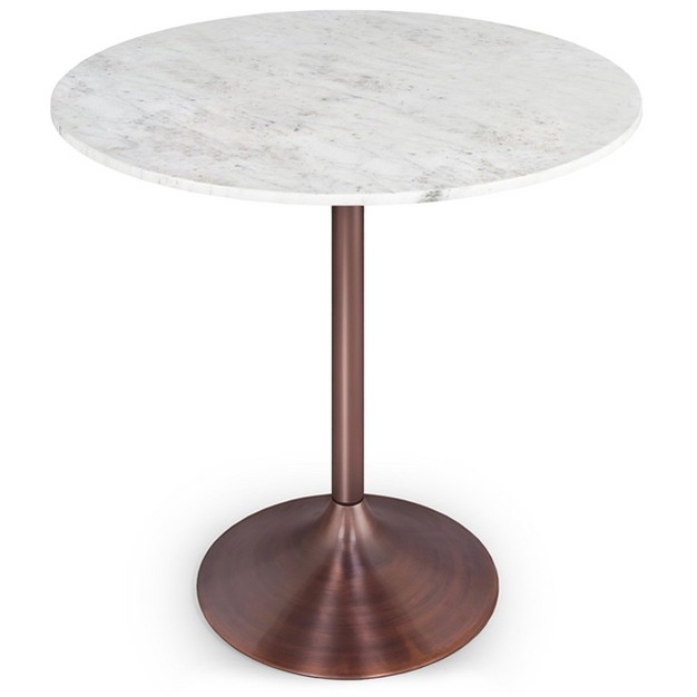 Simplihome Dining Table Osborne White copper