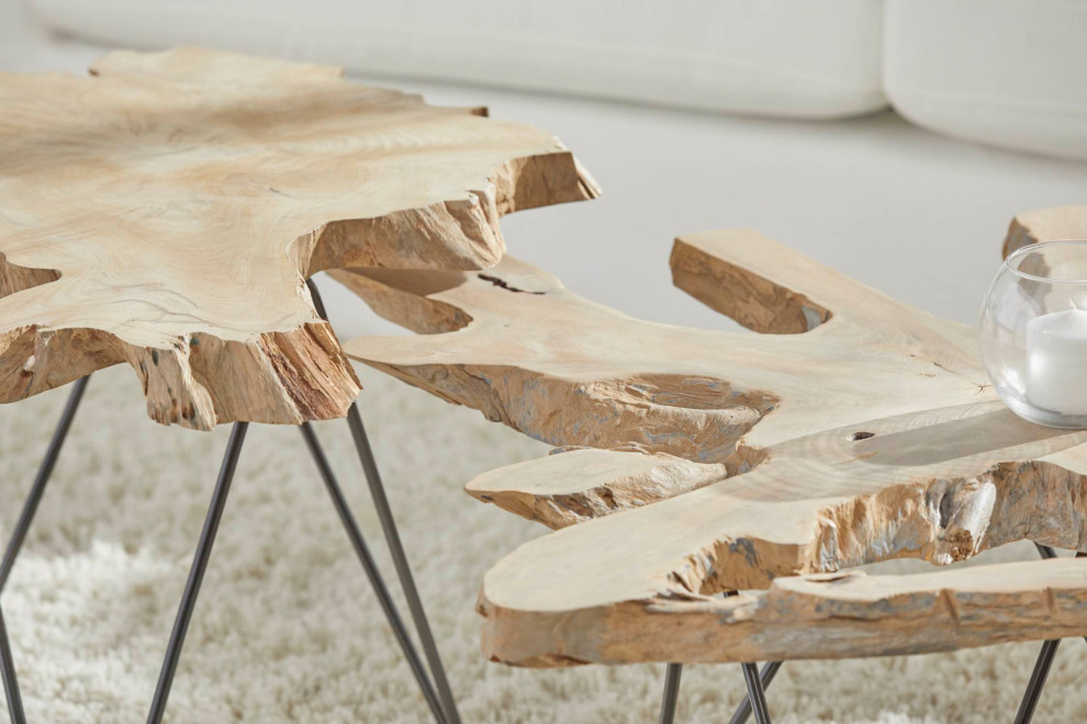 Drift Nesting Coffee Table   Rustic   Coffee Tables   by HedgeApple  Houzz