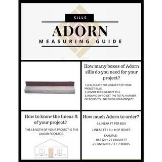 ADORN 3-12 in. x 23-12 in. Stone Veneer Siding (Gray Sills) GSILL