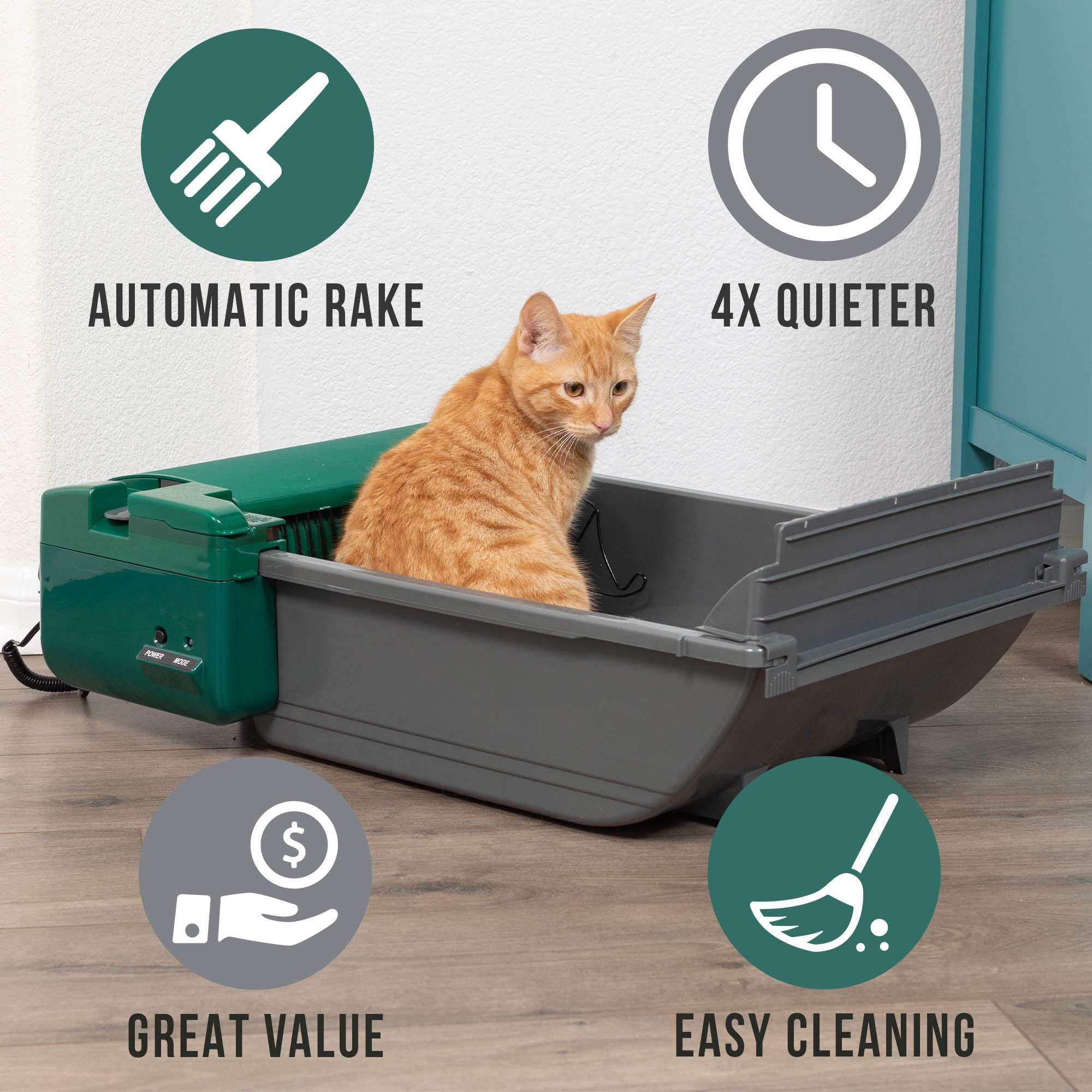 Pet Zone Smart Scoop Automatic Cat Litter Box