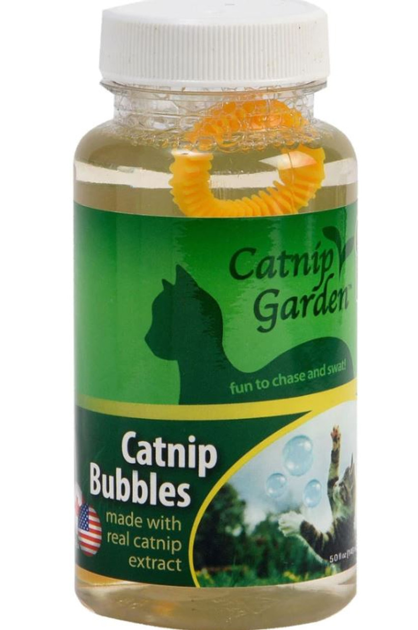 Multipet Catnip Garden Scented Bubbles， 5 Oz.