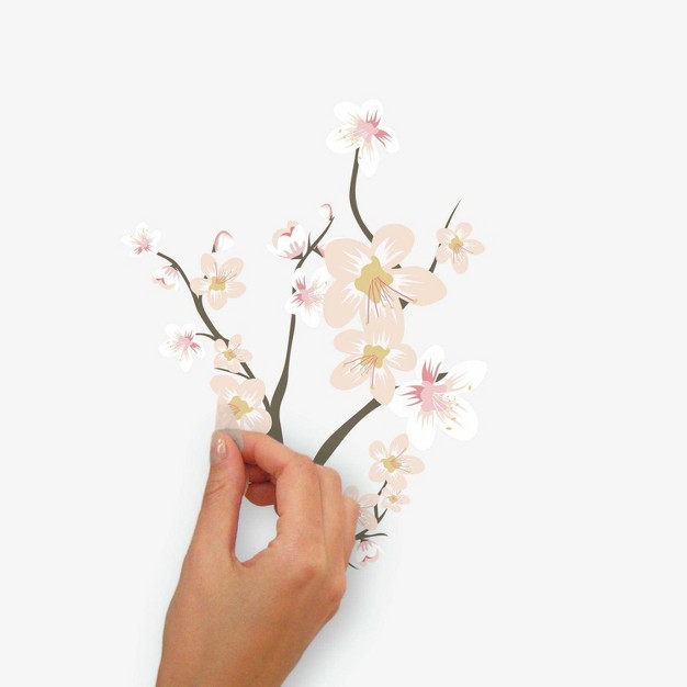 3d Embellishments Cherry Blossom Branch Peel And Stick Giant Roommates