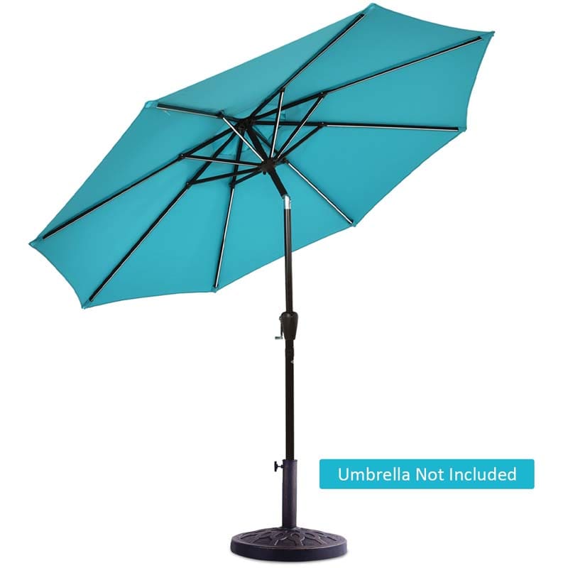 30 lbs 18 Inch Heavy Duty Round Outdoor Patio Market Umbrella Base Stand