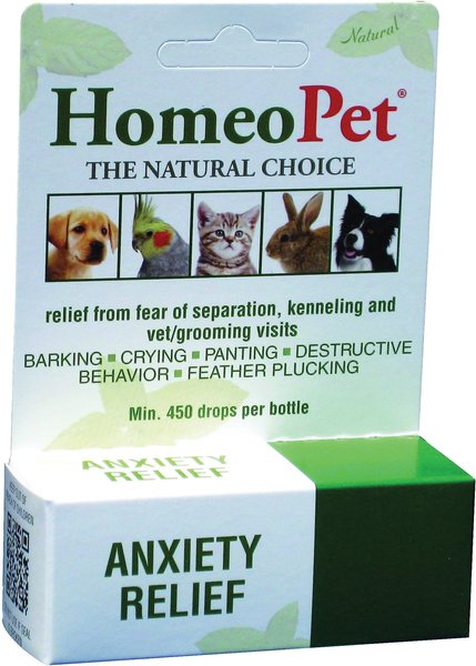 HomeoPet Anxiety Relief Dog， Cat， Bird and Small Animal Supplement