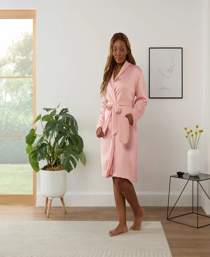 Clean Design Home x Martex Satin Robe and Eyemask Gift Set