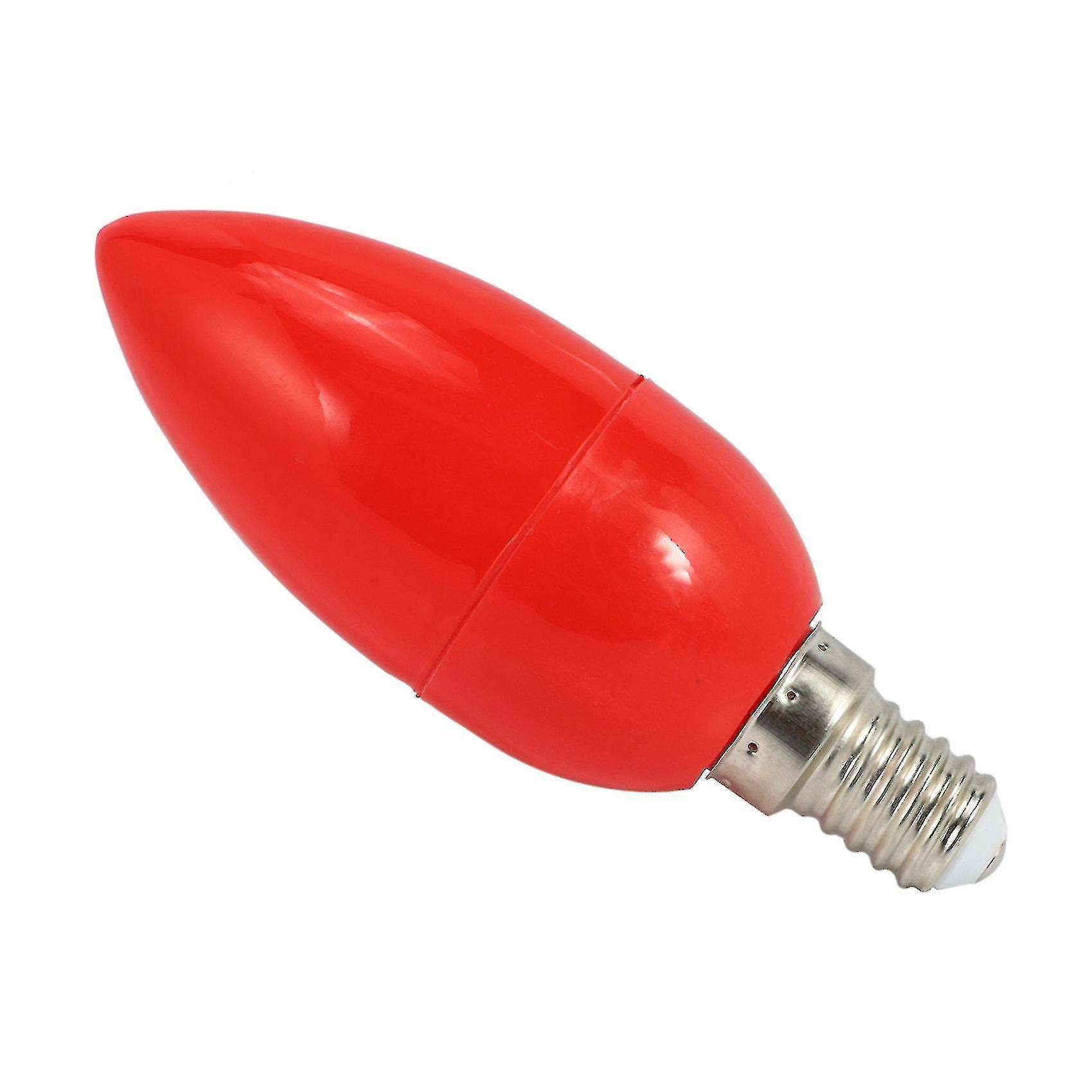 2x Led Bulb Red Lamp Lamp， E14