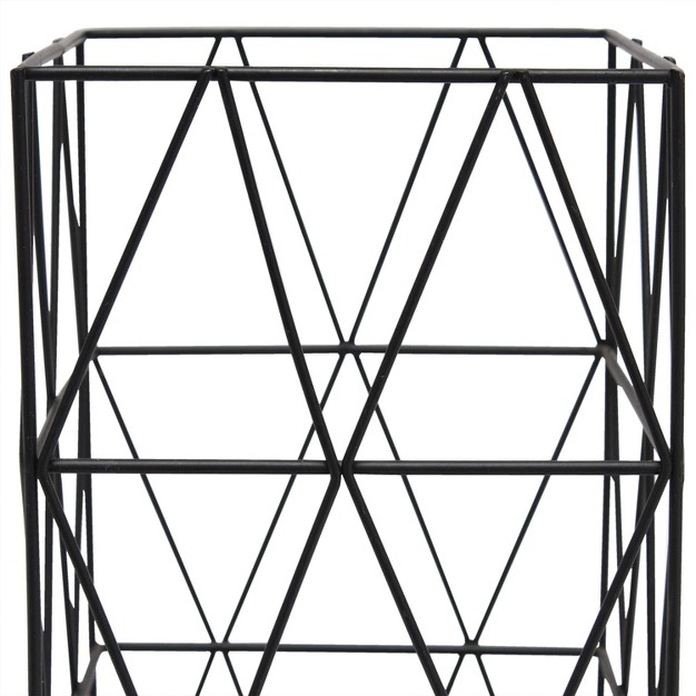 Metal Geometric Square Table Lamp Simple Designs