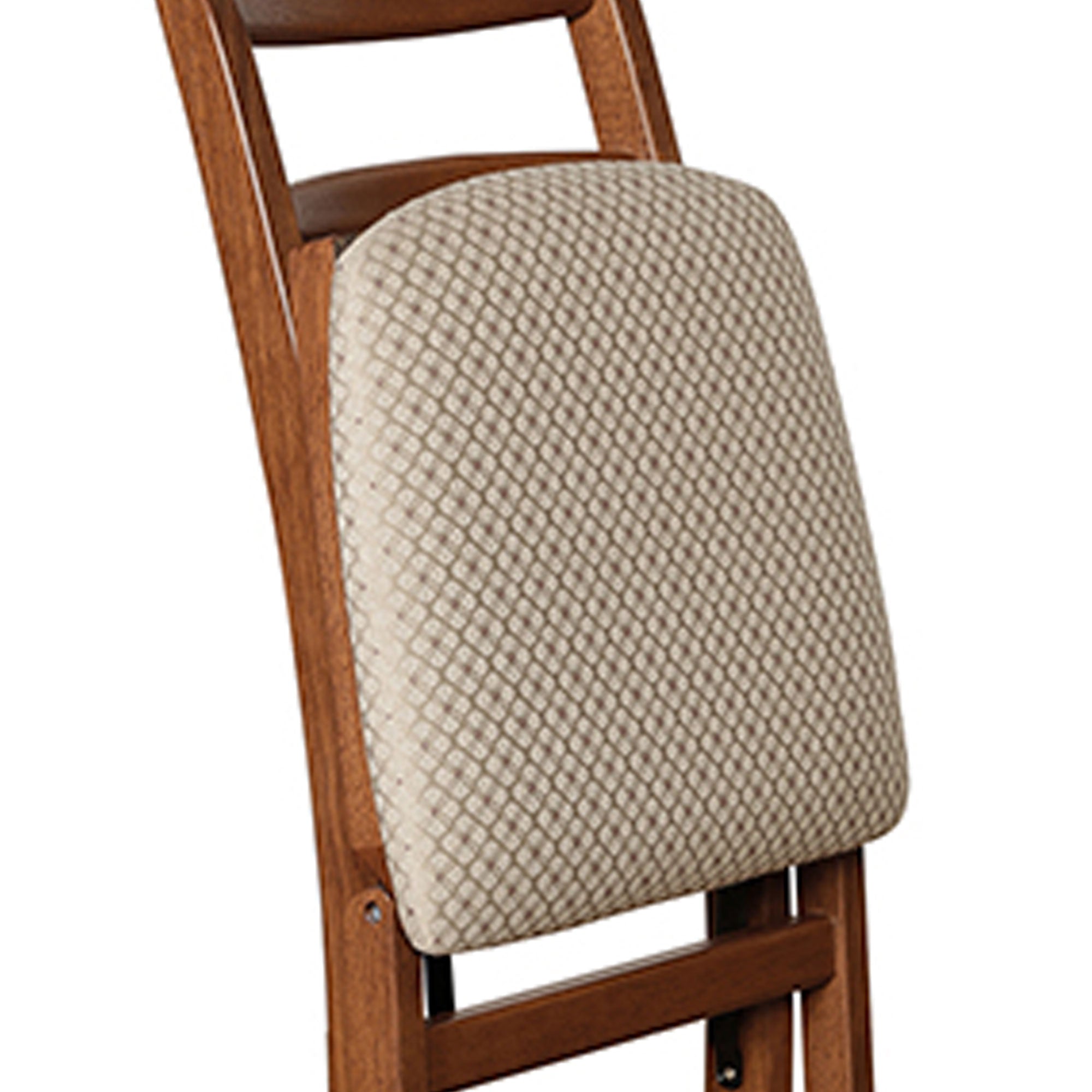 Stakmore Shaker Ladderback Upholstered Folding Chair - Set of 2