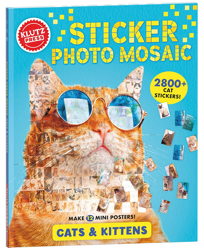 Klutz Press Sticker Photo Mosaic Cats Kittens