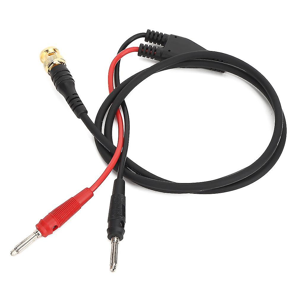 P1067 120cm Gold Plating Pure Copper BNC Plug to 4mm Stackable Banana Plug Test Lead Cable Wire