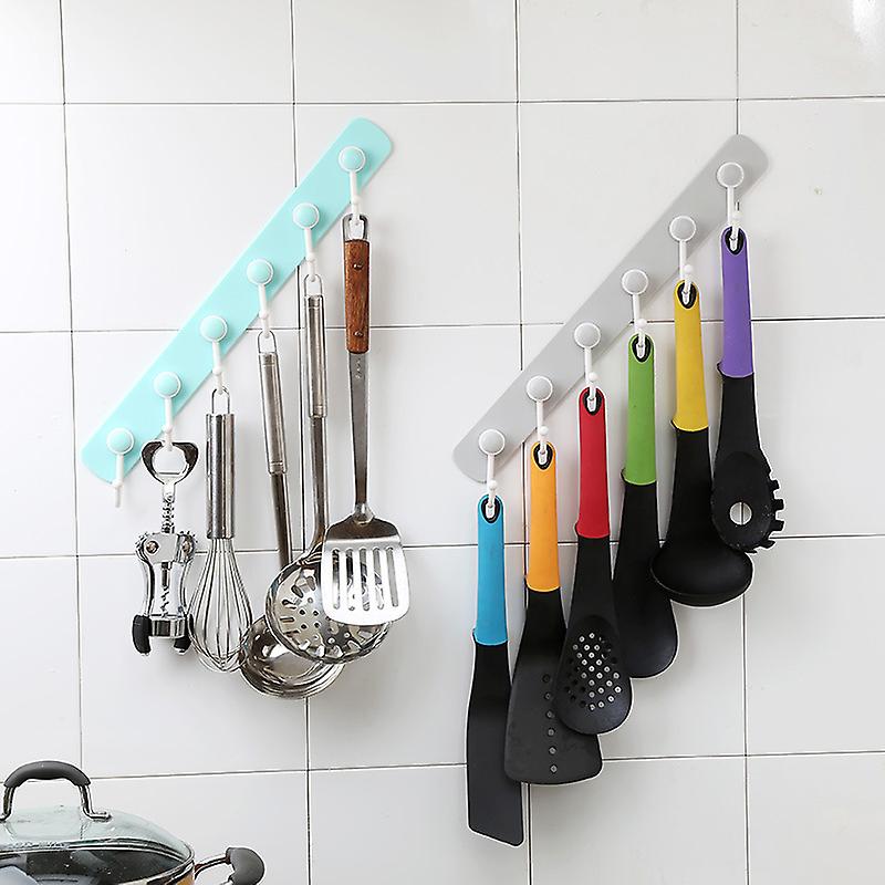 Kitchen Household Tools Strong Hooks Kitchen Utensils Bathroom Towels Clothes Cute Simple Creative Rotatable 360 Degree Hooks