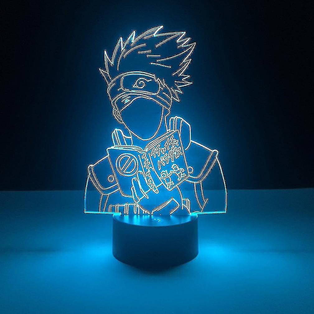 Kakashi Naruto Kids Bedroom Nightlight Table Lamp 3d Led Night Light