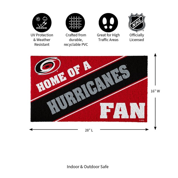 Evergreen Carolina Hurricanes Pvc Mat Color