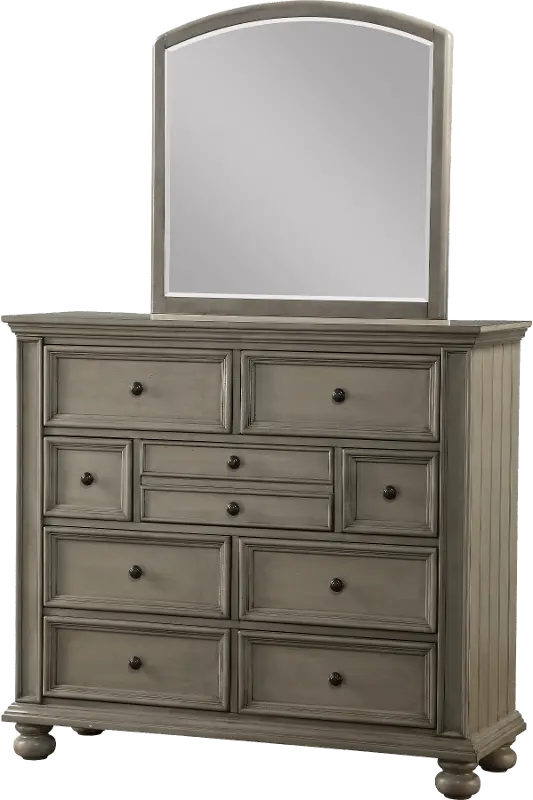 Barnwell Gray Tall Dresser