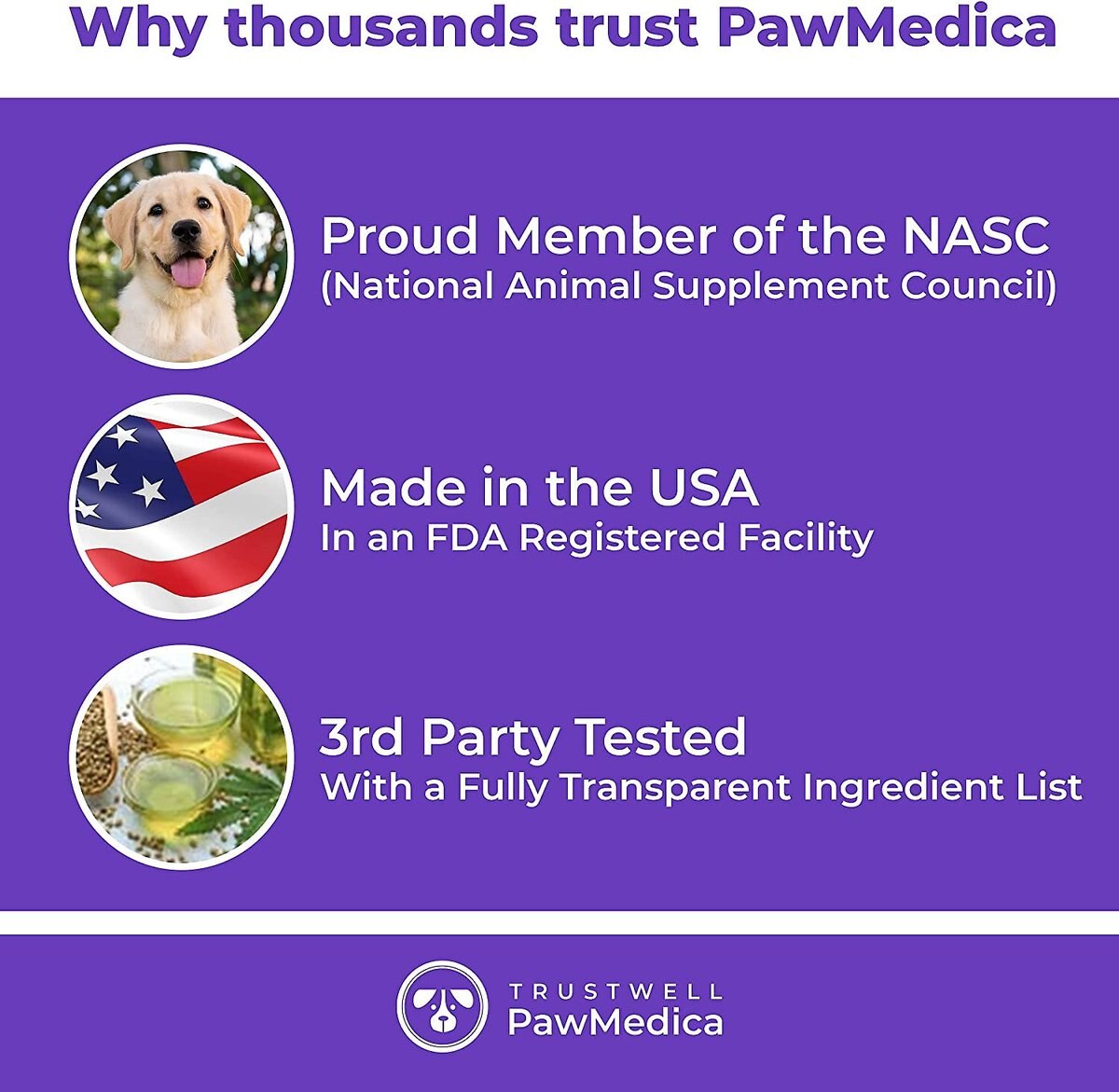 PawMedica Calming+ Soft Chew Calming Supplement for Dogs