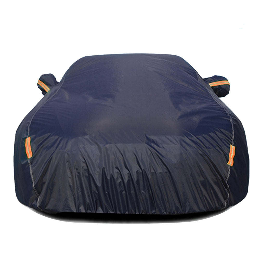 5 Layer Outdoor Car Cover Cotton Lining Breathable Waterproof Weather Protector for 186