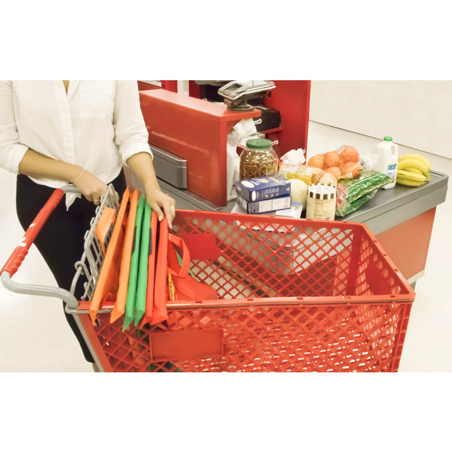 Scrub Daddy Cart Daddy 4 in. H X 27 in. W X 8 in. L Reusable Shopping Bag