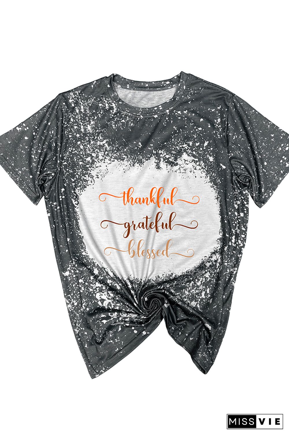 Thankful, Grateful, Blessed Graphic Tee Wholesale