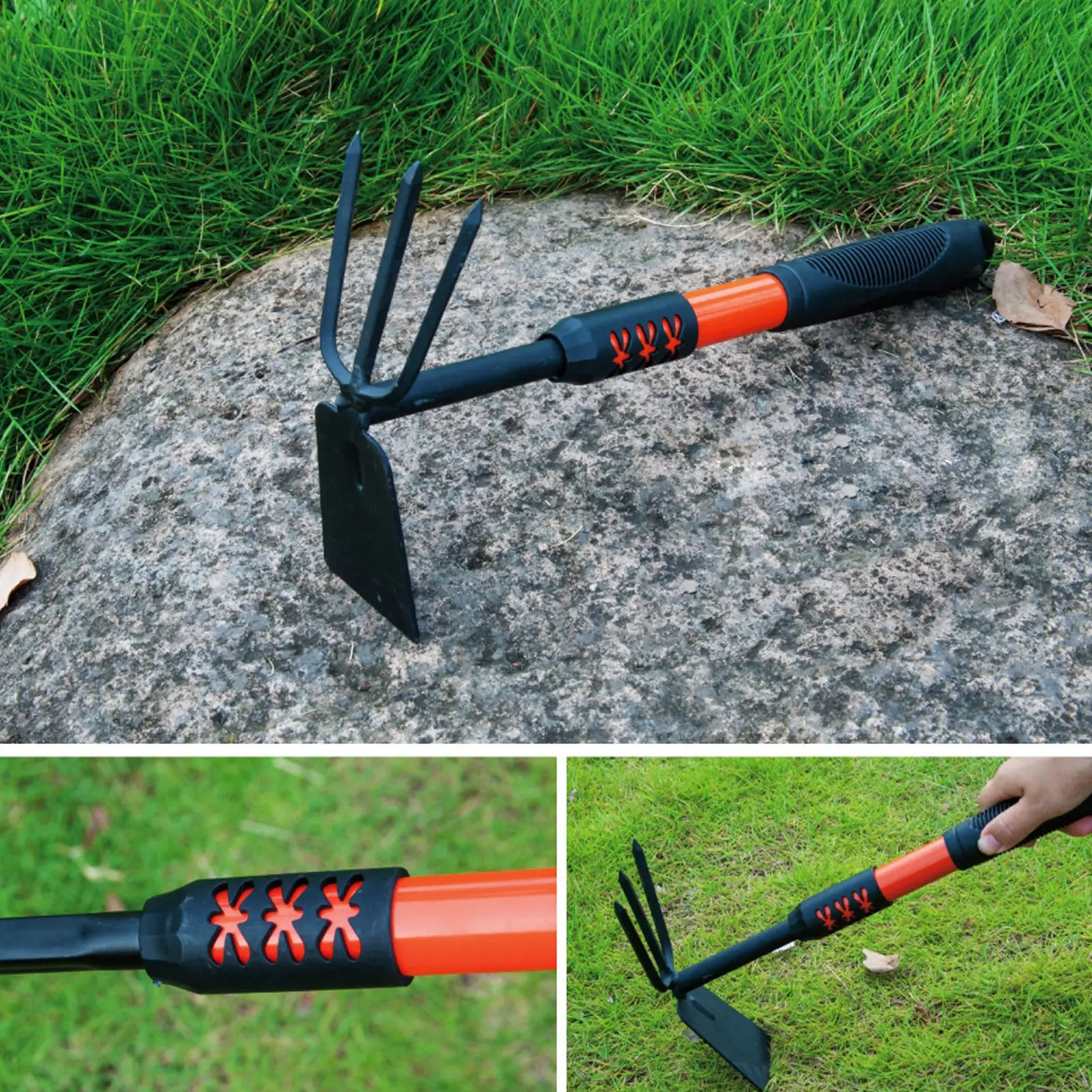 3pcs Professional Steel Shovel Digger Kit Outdoor Hand Gardening Tools Set