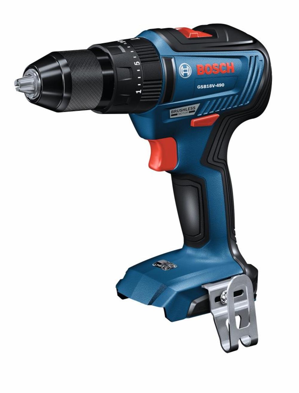 Bosch 18V EC Brushless 1/2 In. Hammer Drill/Driver Bare Tool GSB18V-490N from Bosch