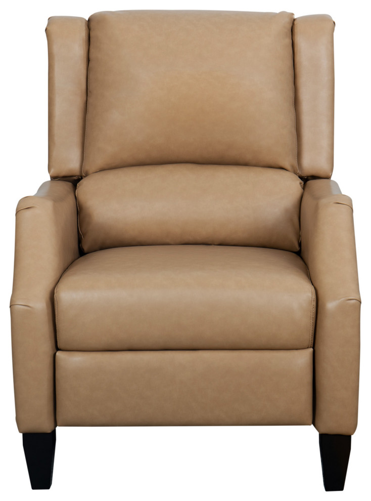 Warren Faux Leather Pushback Recliner   Transitional   Recliner Chairs   by Abbyson Living  Houzz