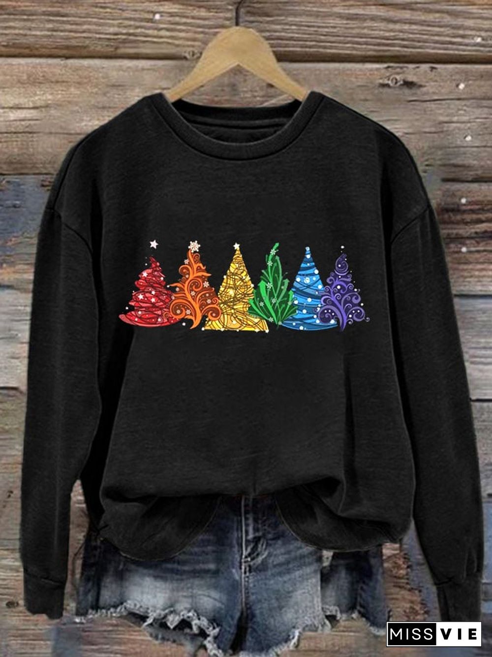 Women's Christmas Long Sleeve Sweatshirt