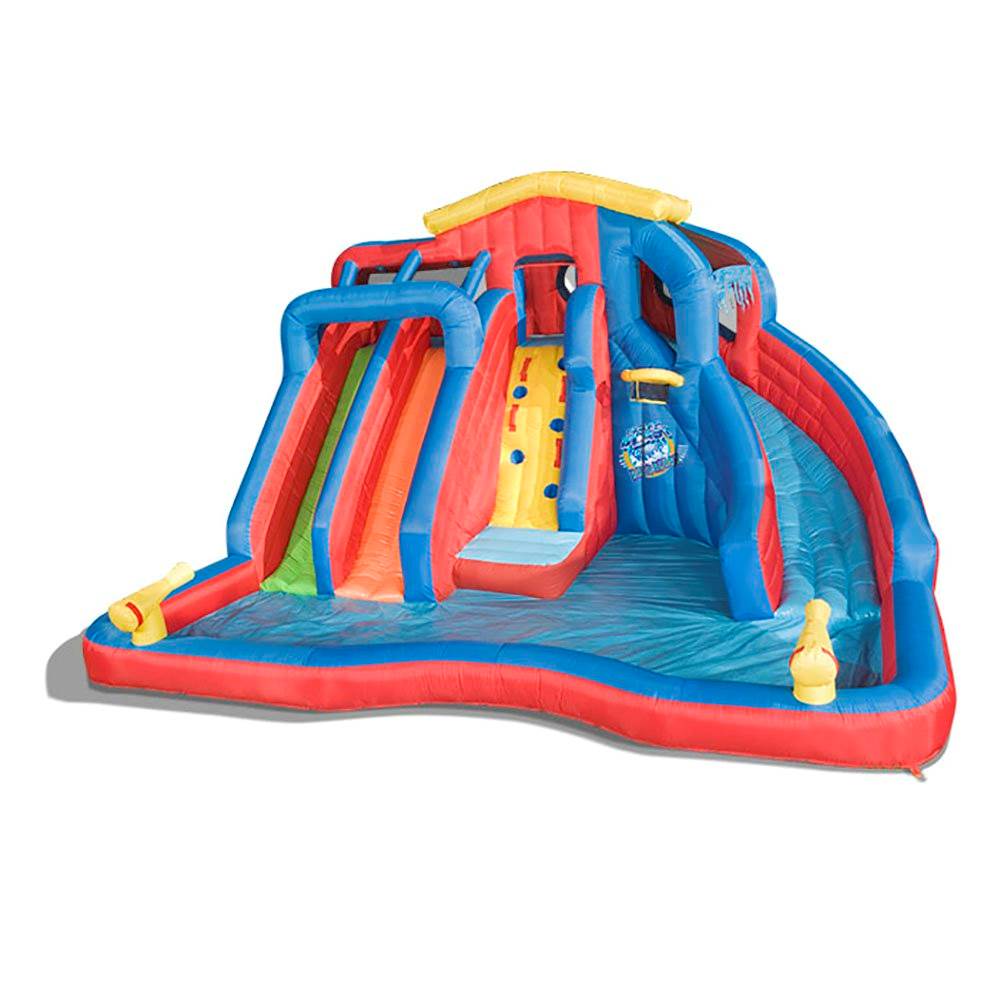 Banzai Hydro Blast Inflatable Kiddie Water Park w/ Slides & Water Cannons (Used)