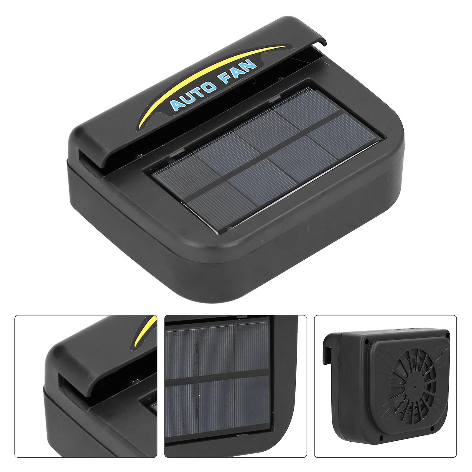 Vehicle Exhaust Fan Solar Energy Ventilation Device Demist Energy Conservation Car Cooling FanBig Board