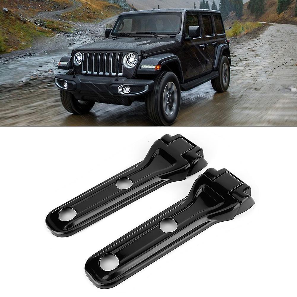 Black Spare Tire Bracket Hinge Cover Trim Fits For Jeep Wrangler Jl 2018+