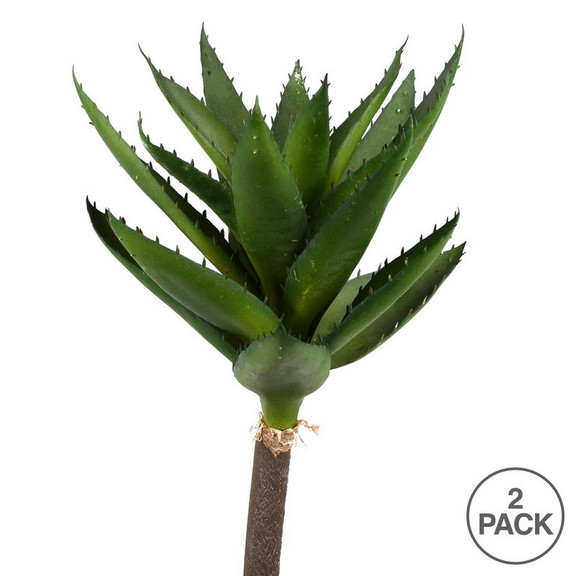 Vickerman FH180601 14 Green Succulent Stem 2/Pk