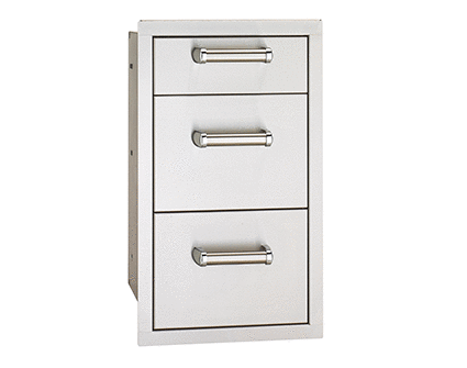 Fire Magic Premium Flush, Soft Close Triple Drawer