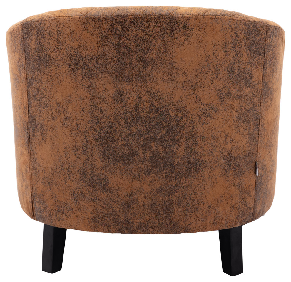 IA7005 Adrian Accent Chair  Coffee   Transitional   Armchairs And Accent Chairs   by IDEAZ International  LLC  Houzz