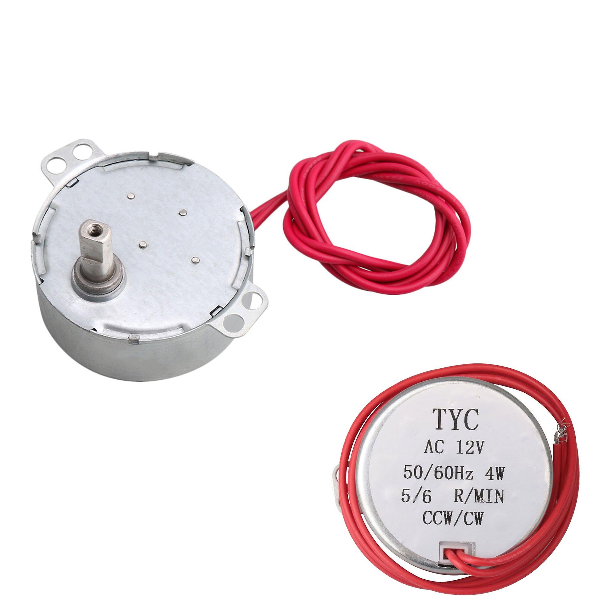 AC12V Low Speed Synchronous Motor 5-6 RPM Electric Motor 4KGF.CM Torque