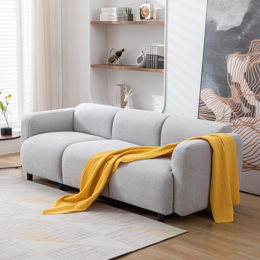 Modern 3 seat Cloud Sofa  Livingroom Deep Sofa Sectional Couch