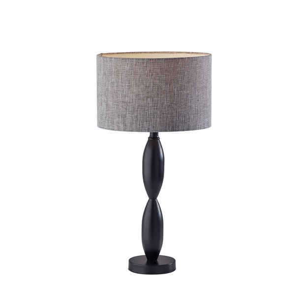 Lance Table Lamp Black Adesso