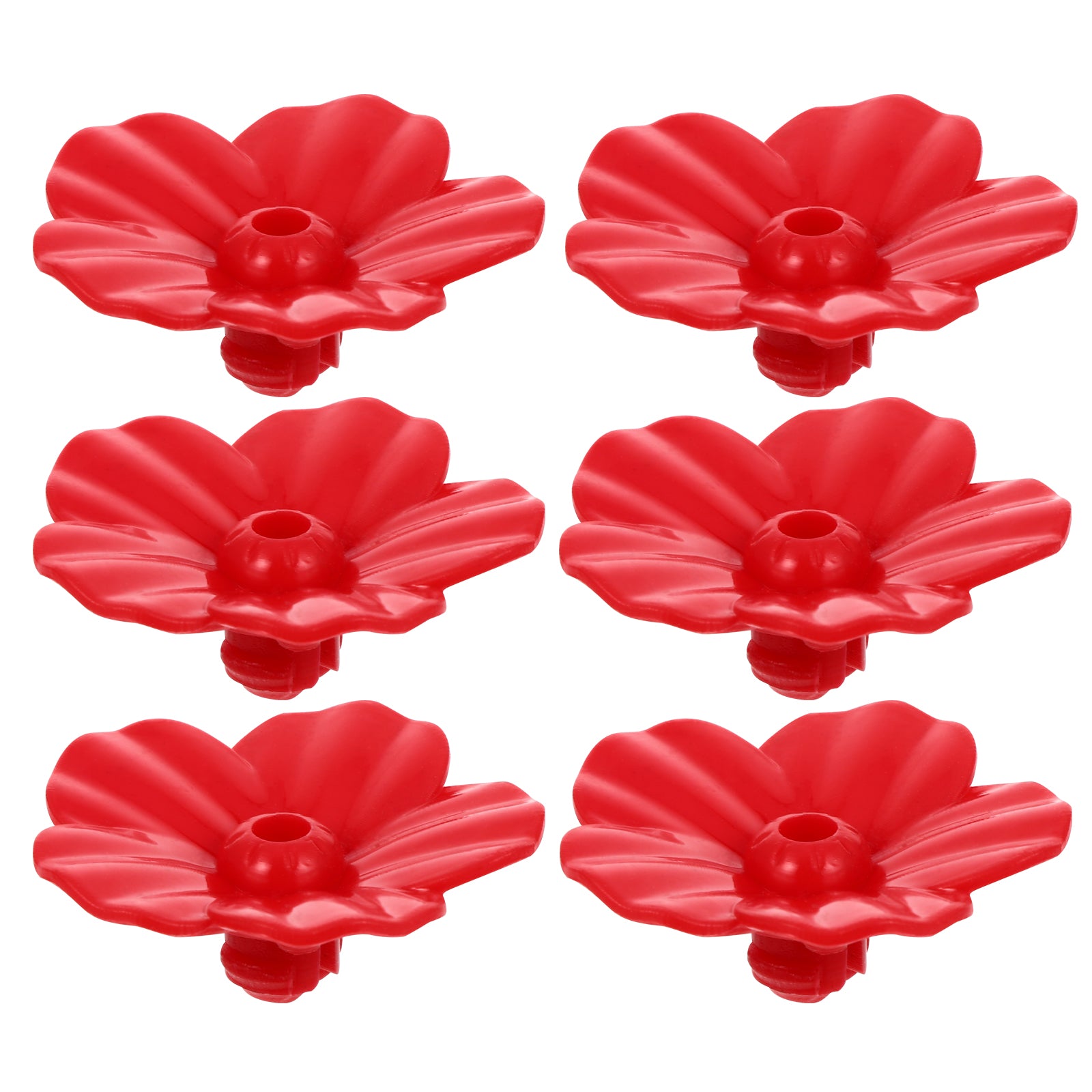 NUOLUX 25pcs Hummingbird Water Feeder Bottle Decorative Flower Feeder Decor (Red)